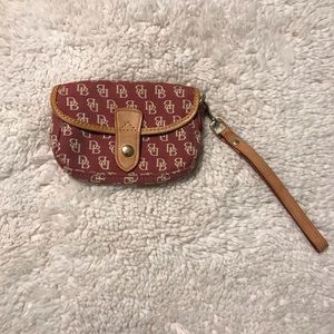 Dooney and Bourke Red Monogram Wrislet